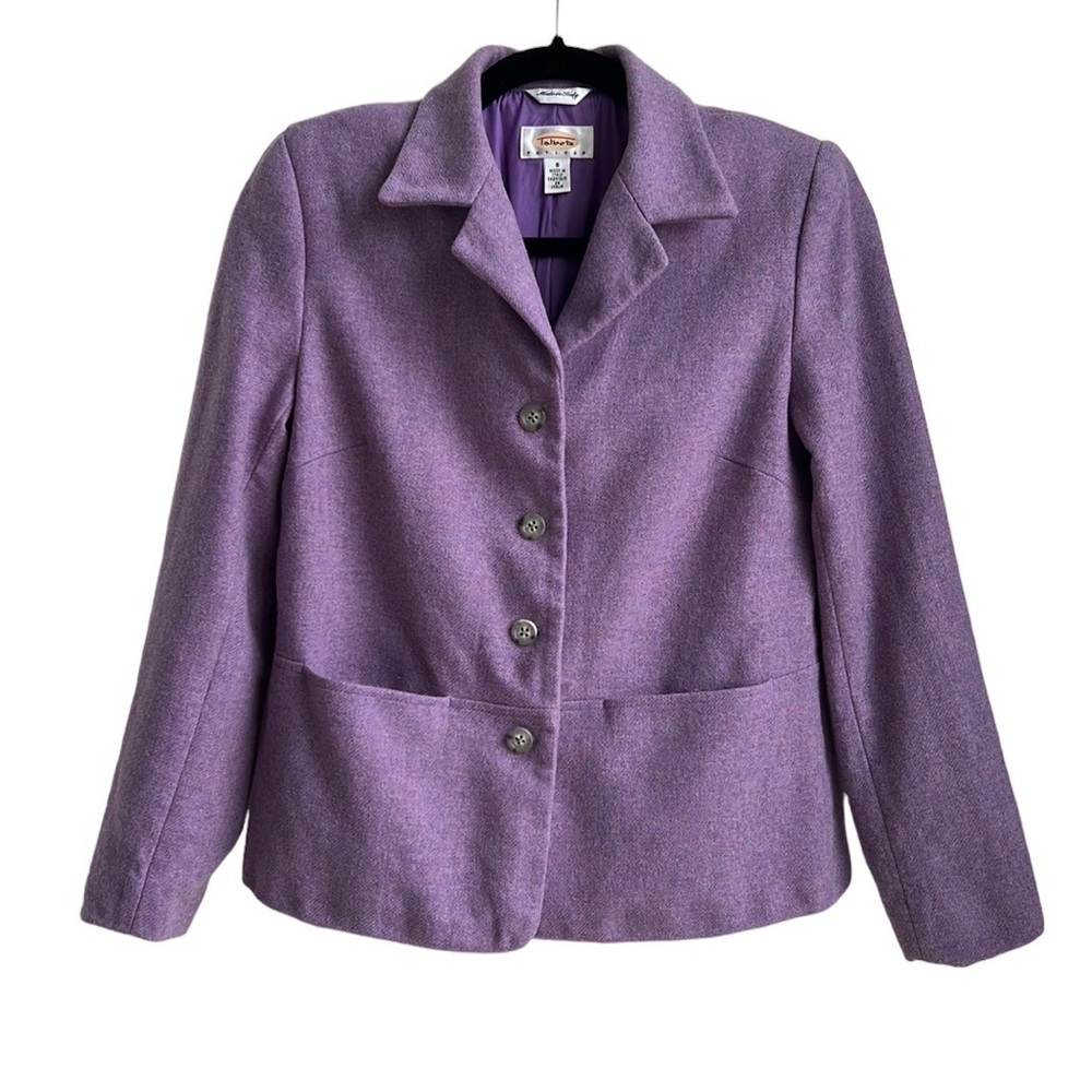 Talbots Petites Made in Italy Lambswool Blazer